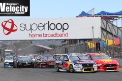 Watermark McLaughlin vanGisbergen Race 2 Start Sunday Adelaide