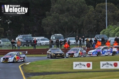 LR-De-Pasquale-van-Gisbergen-hit-Race-1-Sandown