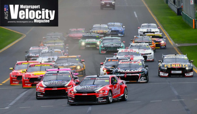 LR Kostecki Leads Race 3 Start 1 AGP